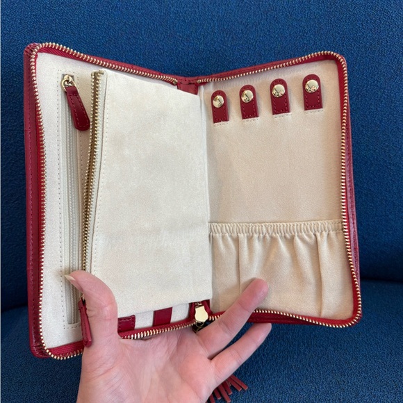 WOLF 1834 Caroline Jewelry Portfolio Travel Case- Excellent Condition! - Picture 9 of 16